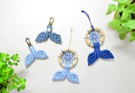 編織海洋風迷你鯨尾捕夢網DIY材料包