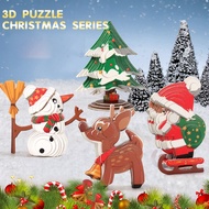 3D Puzzle Christmas Gift Santa Claus Christmas Tree Gift Bag