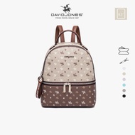 David Jones Paris women backpack pu leather print
