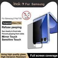 Tempered Glass Samsung Galaxy Z Flip 7 Flip7 5G IMAK Privacy Anti Spy Screen Protector