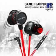 U.B PLEXTONE G15 3.5mm Wired In-Ear Earphone Volume Control Game Headphone with Mic