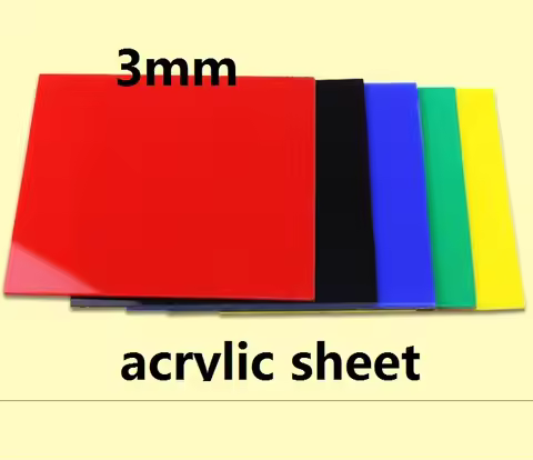 3mm thickness Red, black, yellow, blue, green Color PMMA perspex sheet acrylic sheet Acrylic plate P