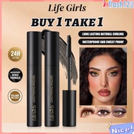 【BUY 1 TAKE 1】Life Girls Waterproof Mascara Long Lasting Natural Curling Eye Lash Makeup Maskara Eye