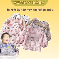 BLW Premium Long Sleeve Baby Bibs - YUMMY