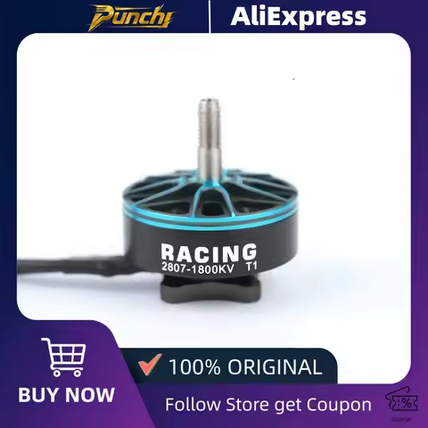 Punch RACING 4pcs 2807 1800KV Brushless Motor for FPV DIY Build Spare Part Accessory Motor Drone Lon