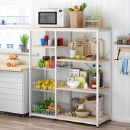 Kitchen Basket Rack: Floor Multi-layer Household Vegetable Storage Rack, Oven, Microwave Oven, Pot Storage Rack
