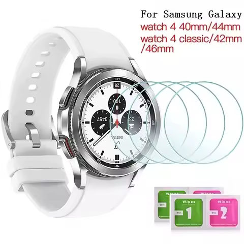 9H Tempered Glass Screen Protectors For Samsung Galaxy Watch 4 40/44mm Classic 42/46mm Watch 4 Glass