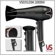 Vidal Sassoon VSD5129K 2000w Professional Hair Dryer Separable filter mesh