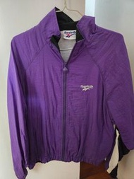 Reebok vintage古著紫色大logo風褸windreaker