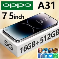 0PPQ A31 5G 7.5Inch Screen 12GB+512GB 5800mAh Battery Android Cellphone Smartphone Mobile Phones