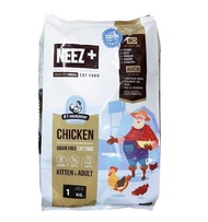 Neez+ นีซพลัส Need Plus  อาหารแมว เกรนฟรี ไม่เค็ม บำรุงขน (ถุงฟอยด์ 1 kg แบ่งจากกระสอบ)