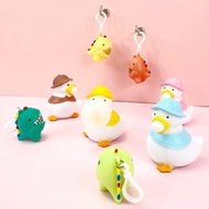 Bubble gum blowing duck soft squishy toy duck doll fidget toy tactile play
