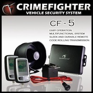 Genuine CrimeFighter CF-5 1 way car alarm system with LCD remote start