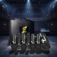 GMark G7S 7-Piece Drum Microphone Kit Dynamic Wired for Kick, Bass, Tom, Drums, Vocal, Band, DJ, Sta
