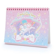 Japan Sanrio - Little Twin Stars 日版 2021 桌上 座檯 年曆 行事曆 計劃表 月曆 日曆 工作表 桌曆 雙子星 kiki lala 雙星仙子 (日本假期)