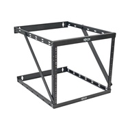 Tripp Lite 8U/12U/22U Expandable Wall-Mount 2-Post Open Frame Rack, Adjustable Network Equipment Rac