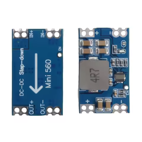 Mini560 Step Down Buck Converter 3.3V 5V 9V 12V Fixed Output 5A High Current Sync Rectifier PCB Moun