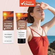 Tanning Body Lotion with 1,2-Hexanediol & Carbomer for a Healthy, Sun-Kissed Glow and Smooth Transit