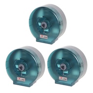 Set of 3 large wall-mounted toilet paper holders, size 26x26 cm