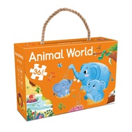 [Birthday present] Dinosaur World Children's Puzzle | Kindergarten Puzzle Trains Intelligence | 36PC