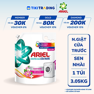 Nước Giặt ARIEL Chuyên Gia Cửa Trước Ngăn Lem Màu