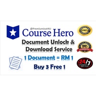 Course Hero Document Unlock and Download Service