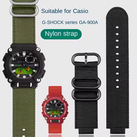 16mm For casio ga900 ga700 GA-110 GA-100 GA-120 Breathable watch strap G-SHOCK nylon watchband Stain