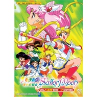 Anime DVD Sailormoon Sailor Moon Vol.1-239 End + 7 Movies 美少女战士