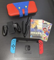 任天堂 Switch 遊戲機32GB 連薩爾達傳說+Super Mario Party