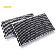 【yves_service】2Pcs Cabin Air Filter 64319171858 for- 5 6 E60 E61 E63 E64 520D 523I 525I 530D 535D 54