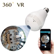 CCTV Camera Panoramic 360° Camera With High Definition Night Vision and LED Light Bulb Wireless CCTV