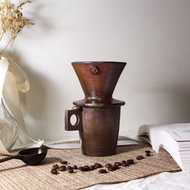 柴燒手作手沖濾杯組 新彩燒 柴燒手作 陶藝作品 | 咖啡 馬克杯