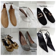 HEELS / BOOTS / KASUT PRELOVED