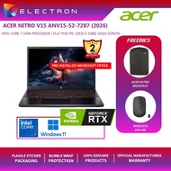 Acer Nitro V 15 ANV15-52-7287 15.6" FHD 165Hz (C7-240H, 16GB, 512GB SSD, RTX4050 6GB, W11, HS)
