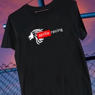 Aprilia Racing Logo Tshirt Unisex Casual Material 100% Cotton Black T-SHIRT
