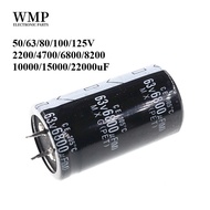 Electrolytic Piece 1 Capacitor 50V 63V 80V 100V 125V 2200uF 4700uF 6800uF 8200uF 10000uF 15000uF 220