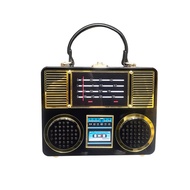 Luxury Designer Women's Leather Wallet & Evening Shoulder Bag Set