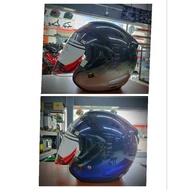 100% ORIGINAL ARC RITZ HELMET 2 TONE DUAL TONE 2TONE SILVER 2-TONE BLUE L 2XL