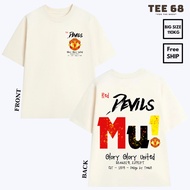 T-shirt with football print MU NEW 2025 The Band Local Brand Tee 68 Cotton 100% Oversize Men and Wom
