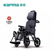 【輪椅B款 附加功能A+B】康揚 KM-5000.2 潛隨挺502輪椅 16吋座寬 (單台)【杏一】