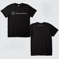 ﹍Mercedes BENZ AMG Car T-Shirt Logo T-Shirt Automotive Truck Bus -Gilan Cloth แขนสั้นผ้าฝ้ายแท้ จัดส