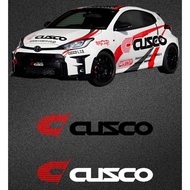 CUSCO Modified Car Sticker, Racing Hood Garland Decorative Sticker