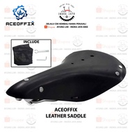 Aceoffix - Black Leather Saddle
