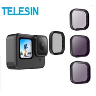 TELESIN For GoPro 9 10 11 12 ND8 16 32 CPL Set Aluminum Alloy Metal Frame Lens Filter For GoPro Hero 9 10 11 12 Black ND CPL Lens Accessoreis
