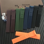 Suitable for Baida Purley Rubber Band Grenade Aquanaut Series 5164 5167 PP Strap 21mm