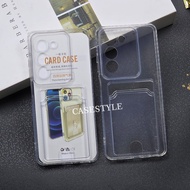 Oppo A5 4G Case Oppo A5 5G Oppo A5X Clear Card Case Card Slot Clear Case Oppo A5 4G Oppo A5 5G Oppo 