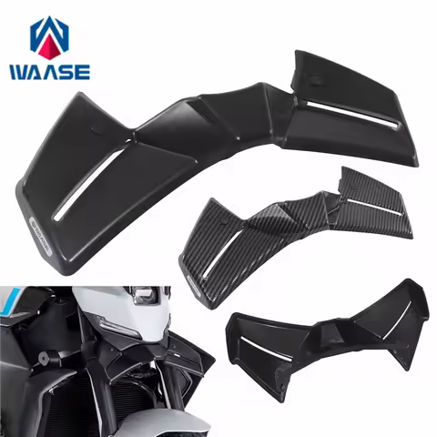 waase For Yamaha MT-09 MT09 V4 2024 2025 Front Wheel Fender Beak Nose Cone Extension Cover Fairing E