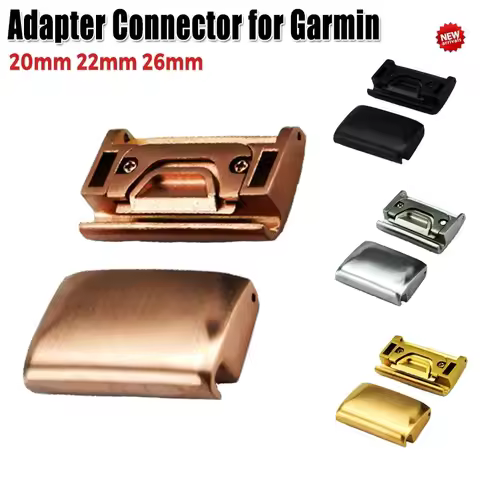 20mm 22mm Quick Fit Metal Watch Band Adapter for Garmin Fenix 7 7S 7X 6S 6X 6 Fenix 5S 5X 5 Fenix 3 