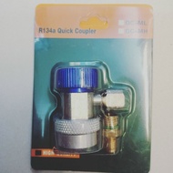 Regular R134 blue and red gas filling valve