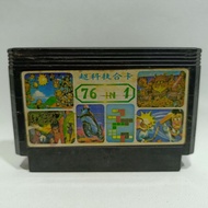 FC Game Cartridge Include 76 in 1 Games 90'S Good in General Basic